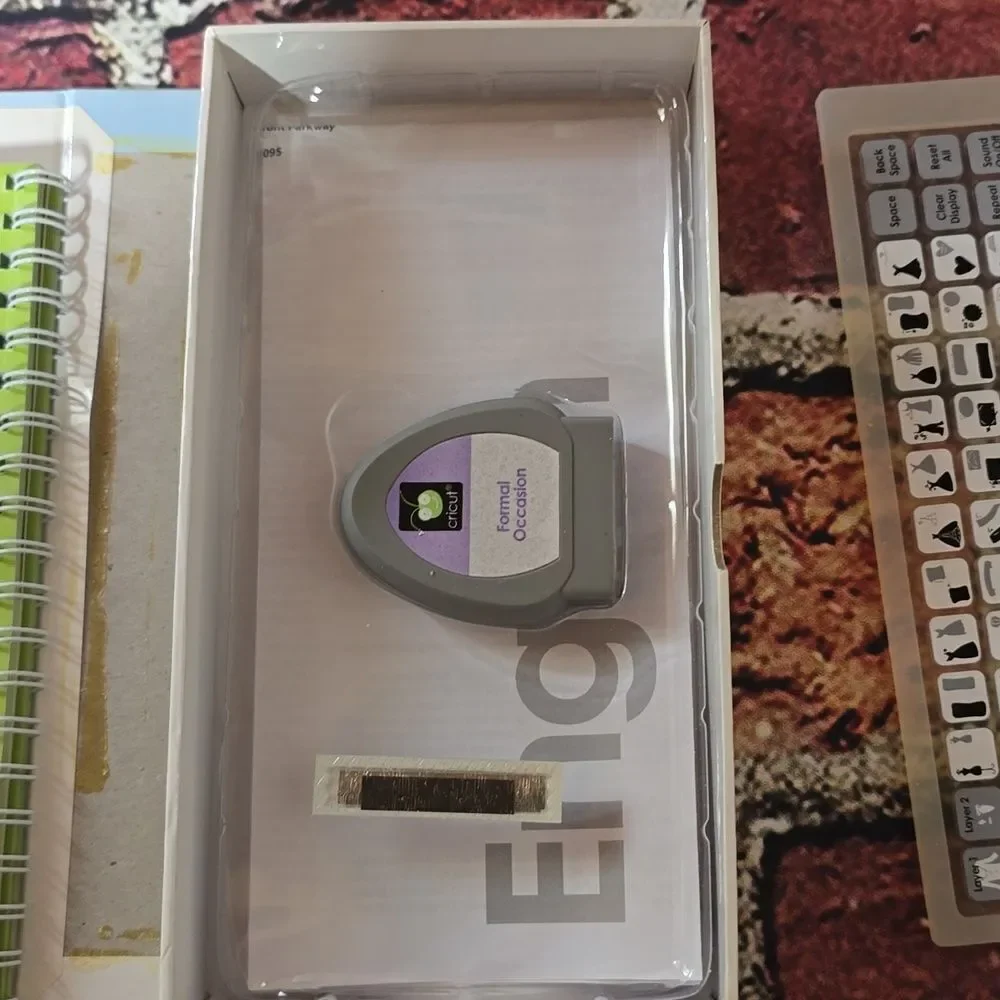 Cricut cartridges.  Has already been linked. Formal occasion